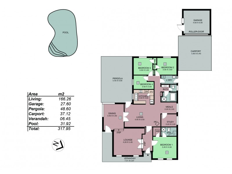 5 Honeysuckle Drive, Woodside SA 5244 Floorplan