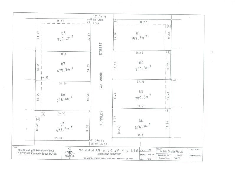 Lot 81-88,  Kennedy Street, Taree NSW 2430