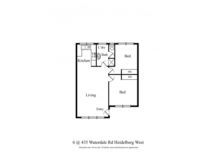 6/435 Waterdale Road, Heidelberg West VIC 3081 Floorplan