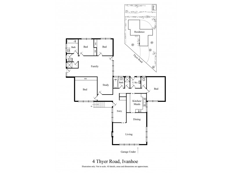 4 Thyer Road, Ivanhoe VIC 3079 Floorplan