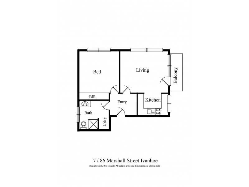 7/86 Marshall Street, Ivanhoe VIC 3079 Floorplan