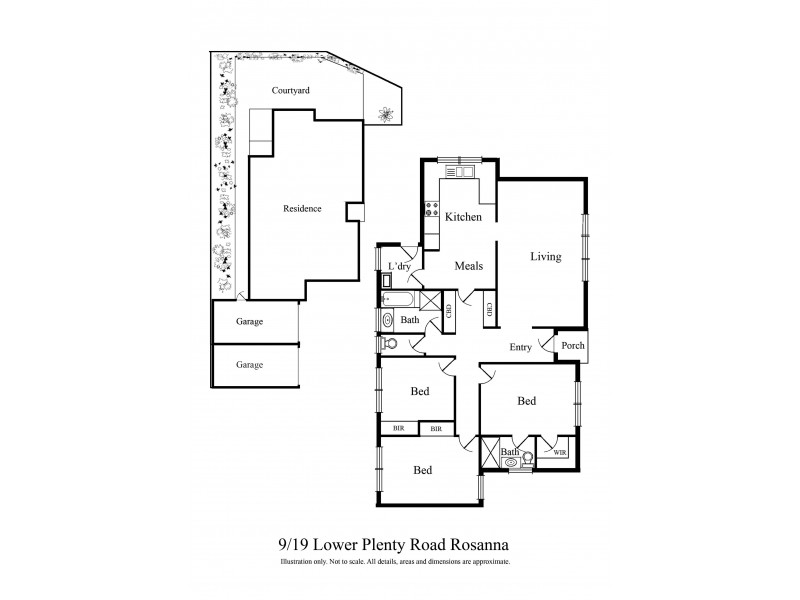 9/19 Lower Plenty Road, Rosanna VIC 3084 Floorplan