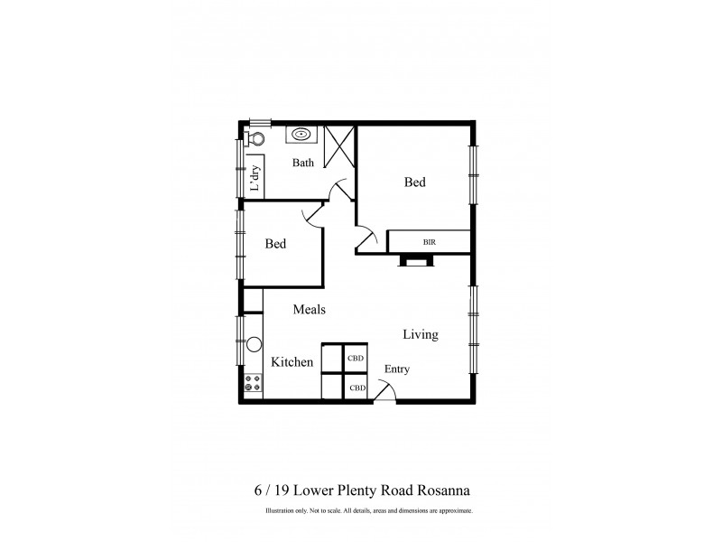 6/19 Lower Plenty Road, Rosanna VIC 3084 Floorplan