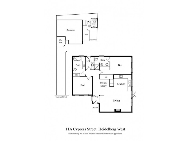 11a Cypress Street, Heidelberg West VIC 3081 Floorplan