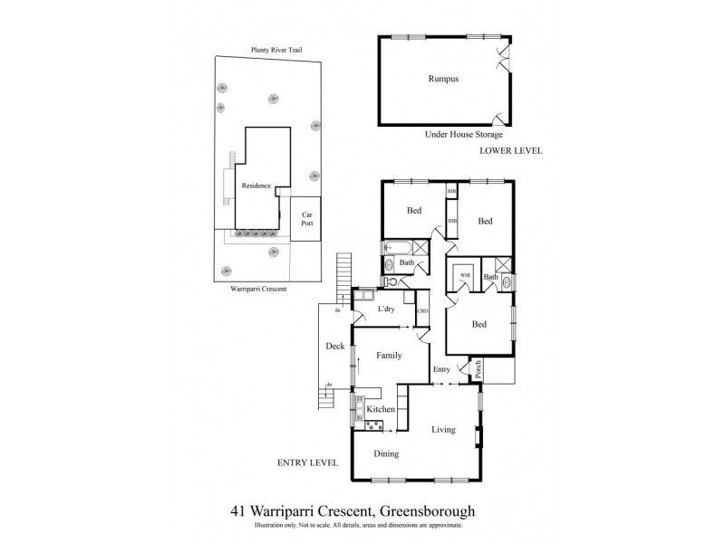 41 Warriparri Crescent, Greensborough VIC 3088 Floorplan