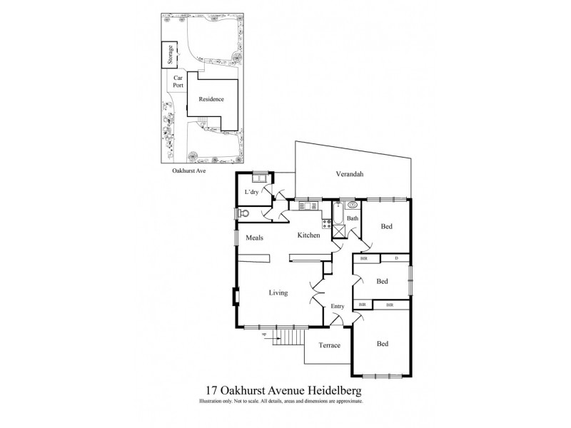 17 Oakhurst Avenue, Heidelberg VIC 3084 Floorplan