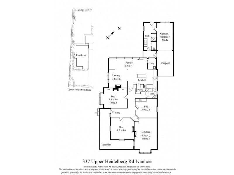 337 Upper Heidelberg Road, Ivanhoe VIC 3079 Floorplan