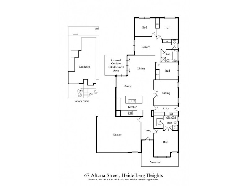 67 Altona Street, Heidelberg Heights VIC 3081 Floorplan