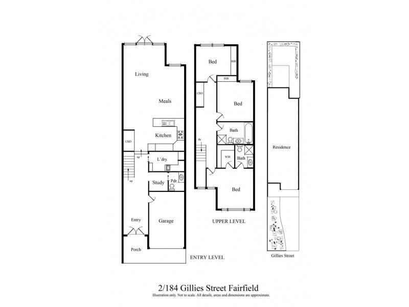 2/184 Gillies Street, Fairfield VIC 3078 Floorplan