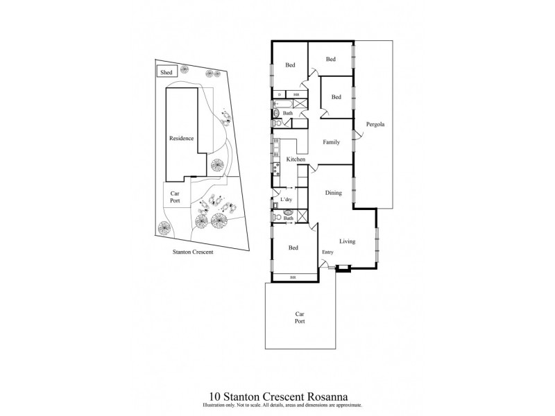 10 Stanton Crescent, Rosanna VIC 3084 Floorplan