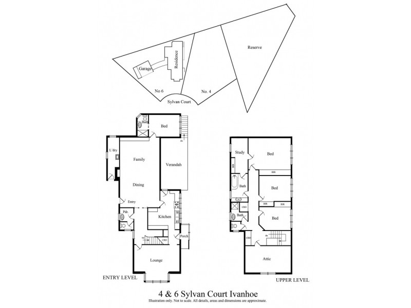 4 & 6 Sylvan Court, Ivanhoe VIC 3079 Floorplan