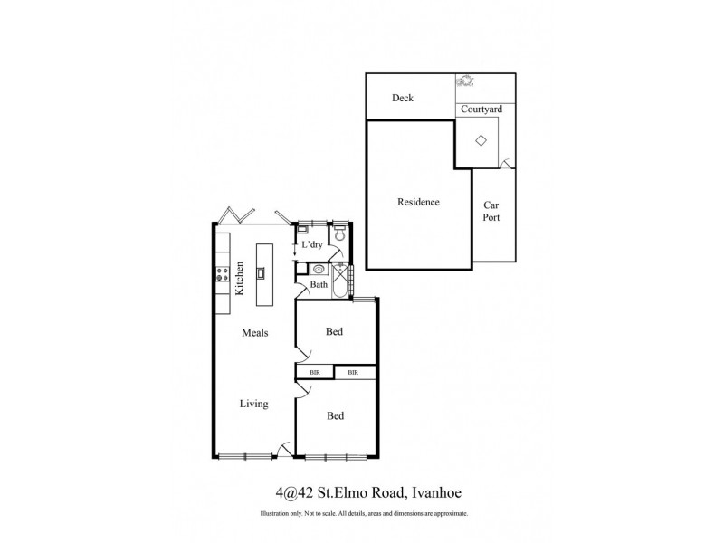 4/42 St Elmo Road, Ivanhoe VIC 3079 Floorplan