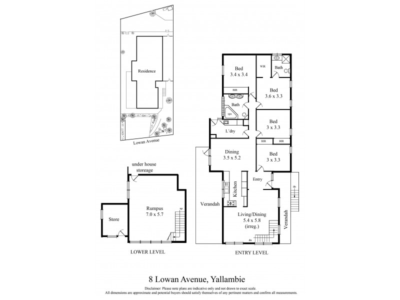 8 Lowan Avenue, Yallambie VIC 3085 Floorplan