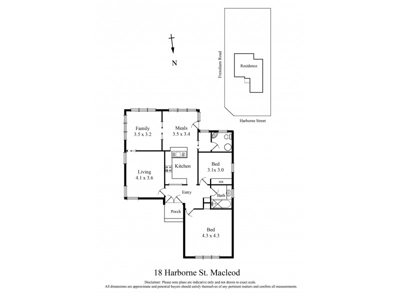 18 Harborne Street, Macleod VIC 3085 Floorplan