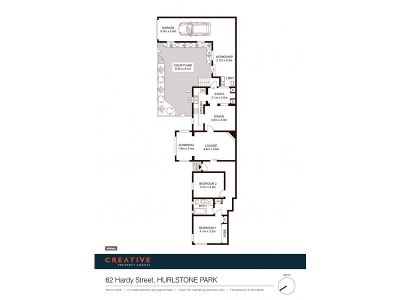 62 Hardy Street, Hurlstone Park NSW 2193 Floorplan