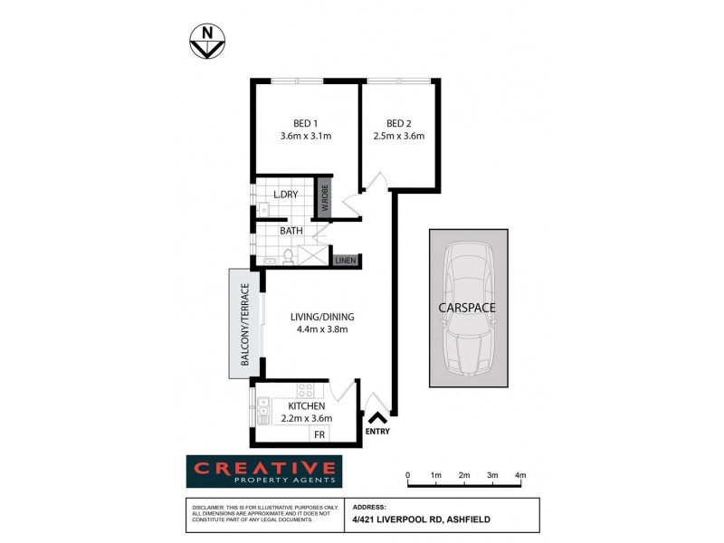 4/421 Liverpool Road, Ashfield NSW 2131 Floorplan