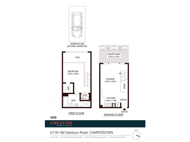 2/176-180 Salisbury Road, Camperdown NSW 2050 Floorplan