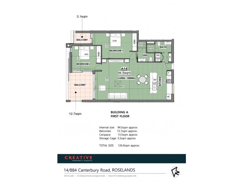 Unit 14/884 Canterbury Road, Roselands NSW 2196