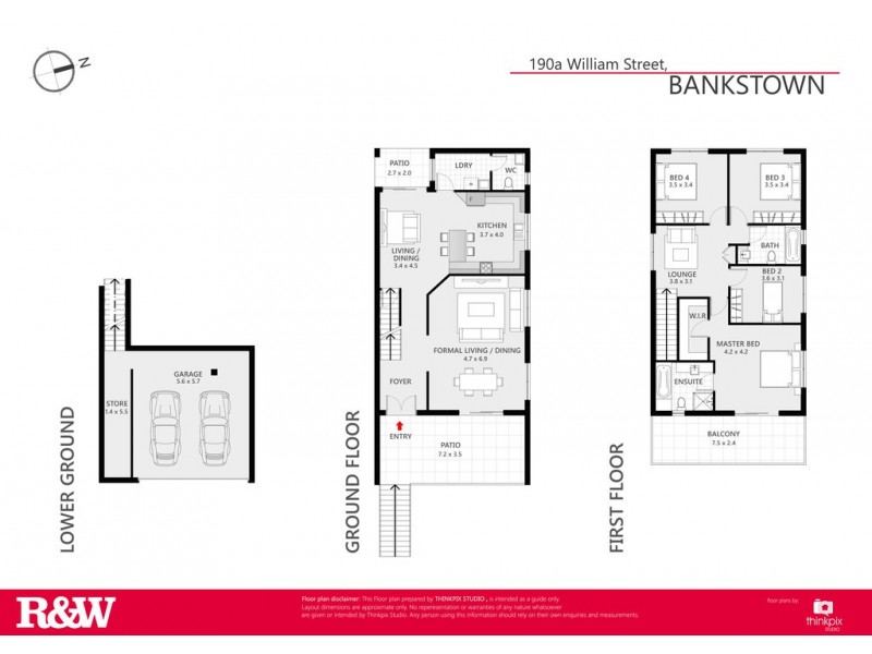 190a WILLIAM STREET, Bankstown NSW 2200 Floorplan