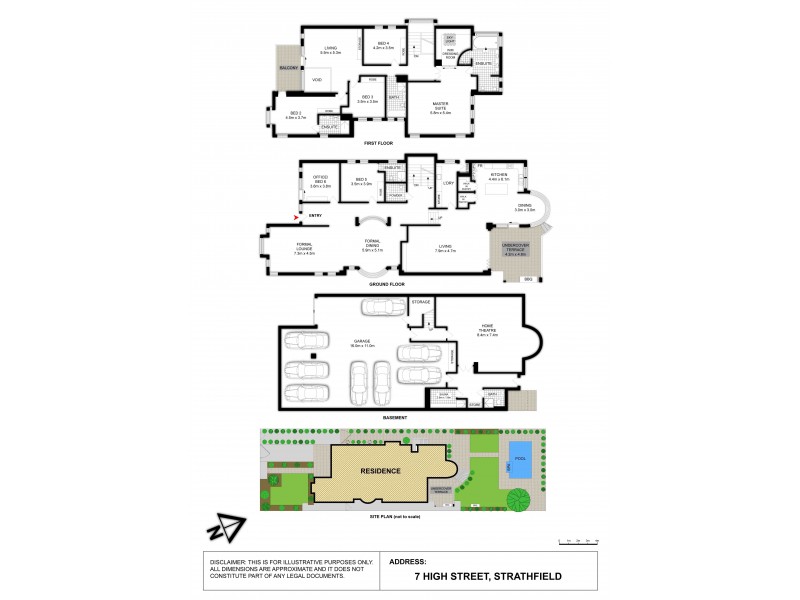 7 HIGH STREET, Strathfield NSW 2135 Floorplan