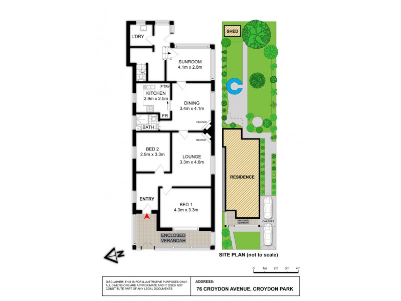 76 CROYDON AVENUE, Croydon Park NSW 2133 Floorplan