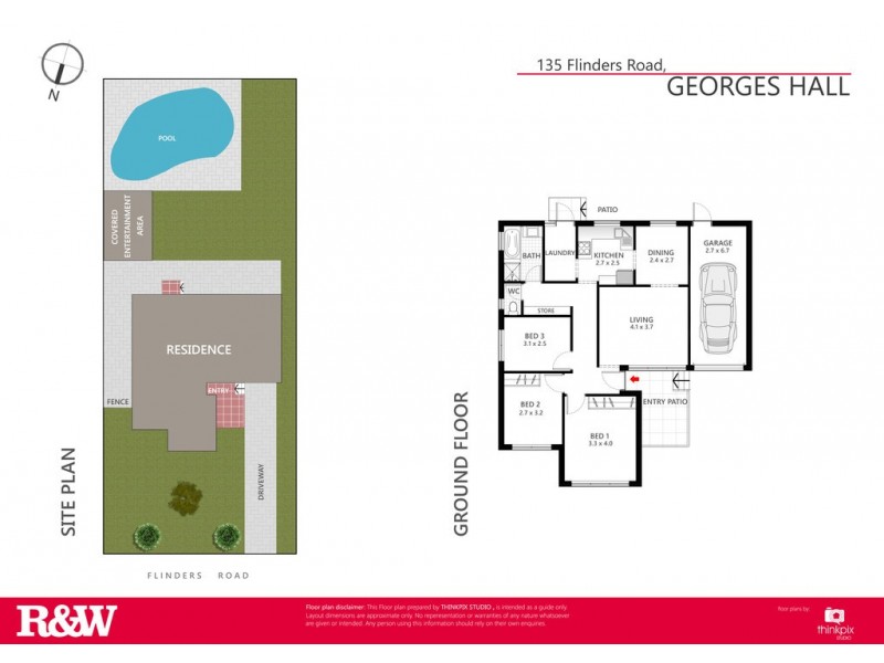 135 FLINDERS ROAD, Georges Hall NSW 2198 Floorplan