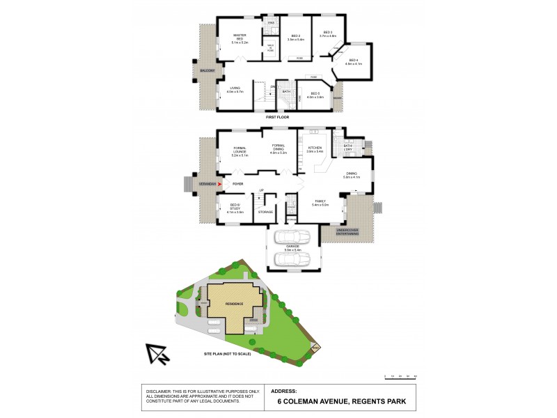 6 COLEMAN AVENUE, Regents Park NSW 2143 Floorplan