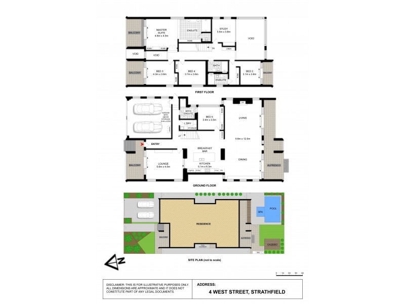 4 WEST STREET, Strathfield NSW 2135 Floorplan