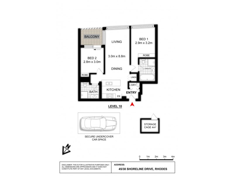 45/38 SHORELINE DRIVE, Rhodes NSW 2138 Floorplan