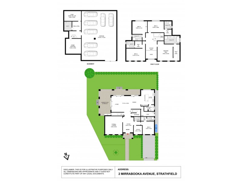 2 MIRRABOOKA AVENUE, Strathfield NSW 2135 Floorplan