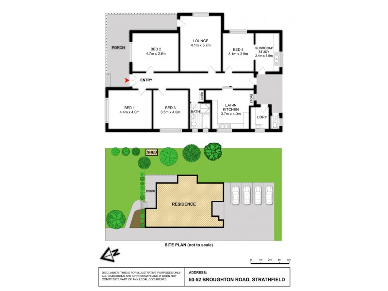 50-52 BROUGHTON ROAD, Strathfield NSW 2135 Floorplan