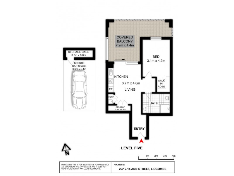 22/12-14 ANN STREET, Lidcombe NSW 2141 Floorplan