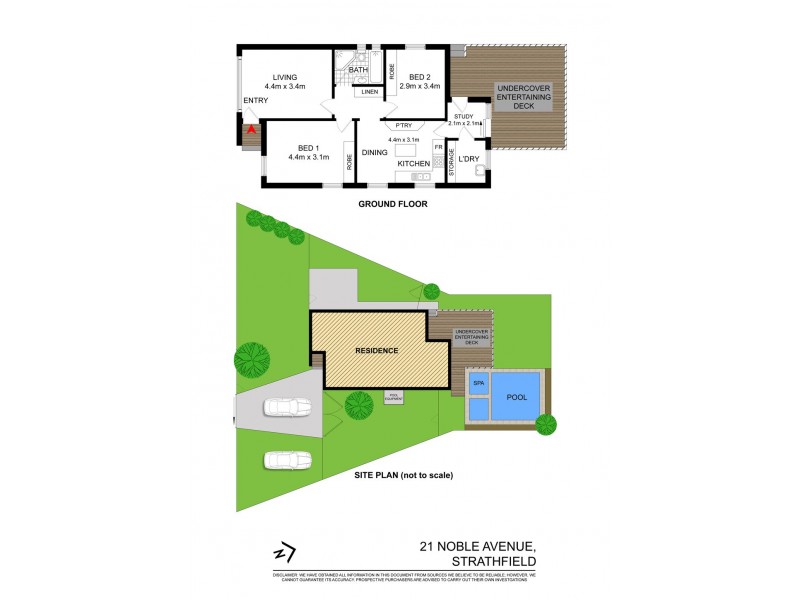 21 NOBLE AVENUE, Strathfield NSW 2135 Floorplan