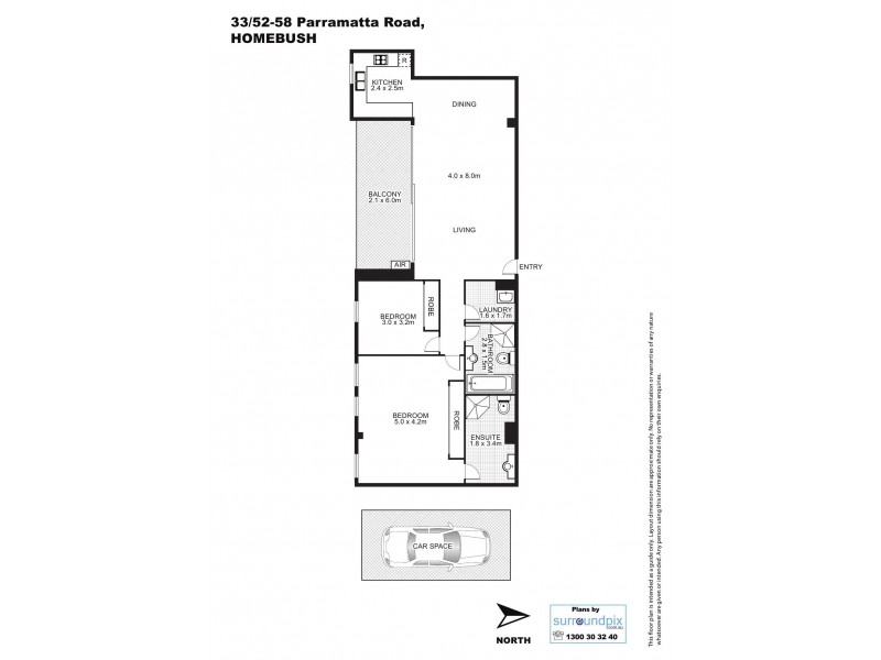 33/52-58 PARRAMATTA ROAD, Homebush NSW 2140 Floorplan