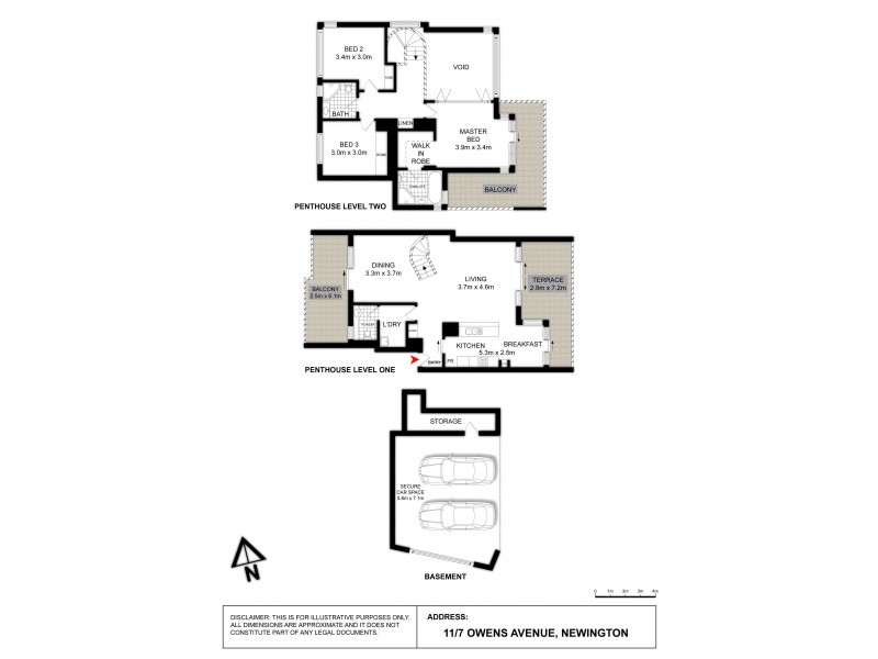 11/7 OWENS AVENUE, Newington NSW 2127 Floorplan