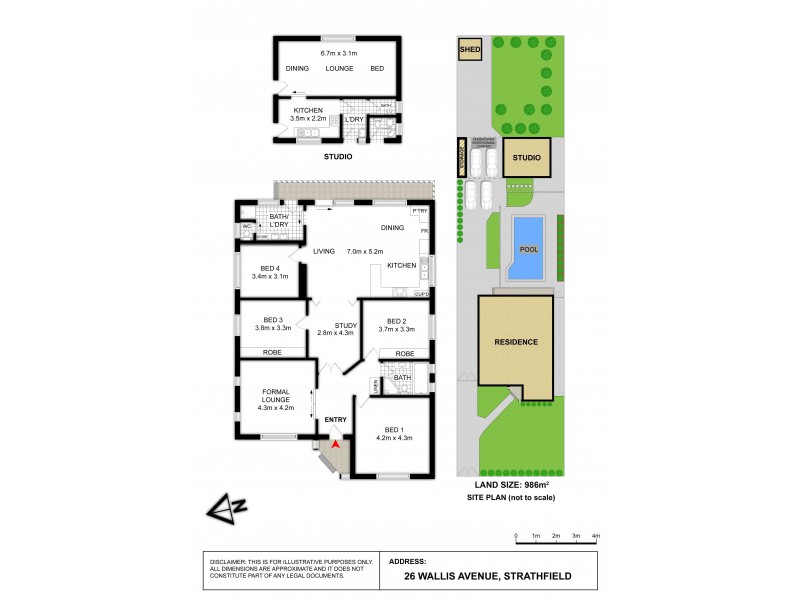 26 WALLIS AVENUE, Strathfield NSW 2135 Floorplan