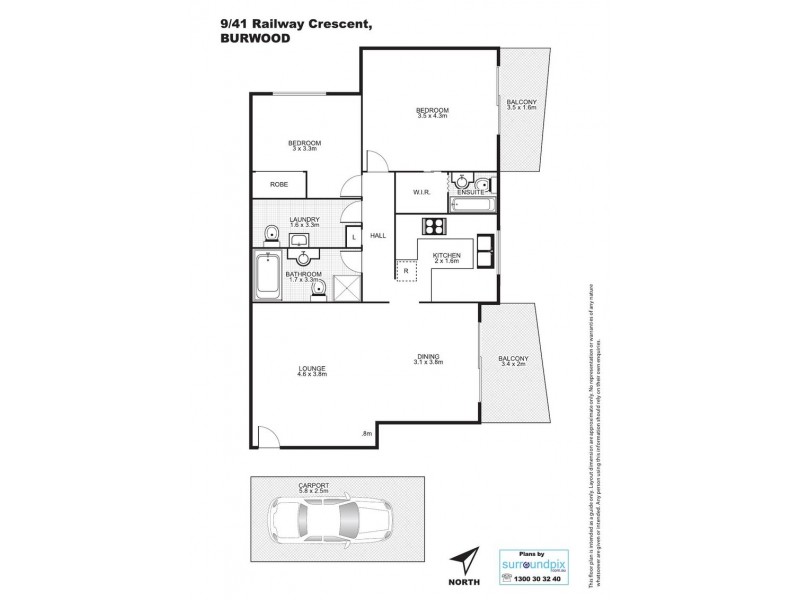 9/41 RAILWAY CRESCENT, Burwood NSW 2134