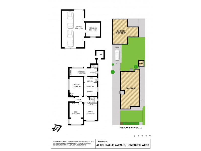 47 COURALLIE AVENUE, Homebush West NSW 2140 Floorplan