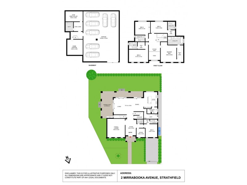 2 MIRRABOOKA AVENUE, Strathfield NSW 2135 Floorplan