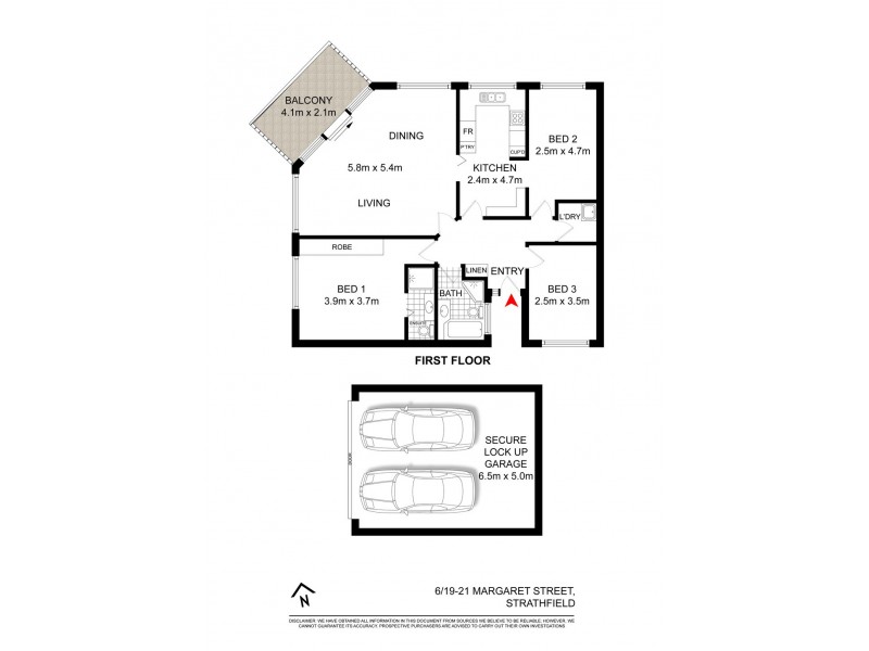 6/19-21 MARGARET STREET, Strathfield NSW 2135 Floorplan