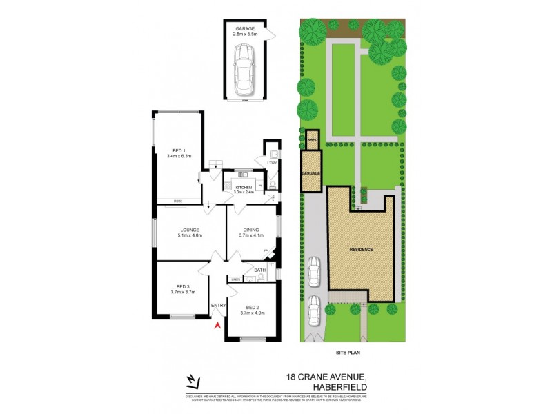 18 Crane Avenue, Haberfield NSW 2045 Floorplan