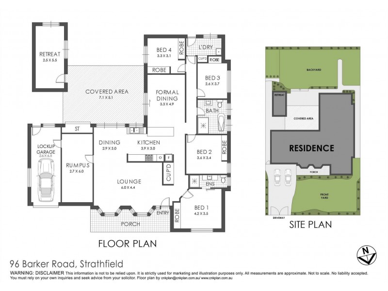 96 BARKER ROAD, Strathfield NSW 2135 Floorplan
