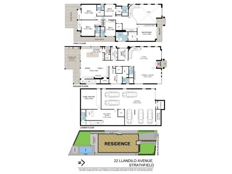 22 LLANDILO AVENUE, Strathfield NSW 2135 Floorplan
