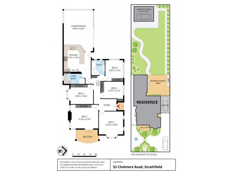 53 CHALMERS ROAD, Strathfield NSW 2135 Floorplan
