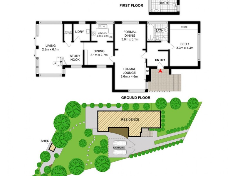 105 MINTARO AVENUE, Strathfield NSW 2135 Floorplan