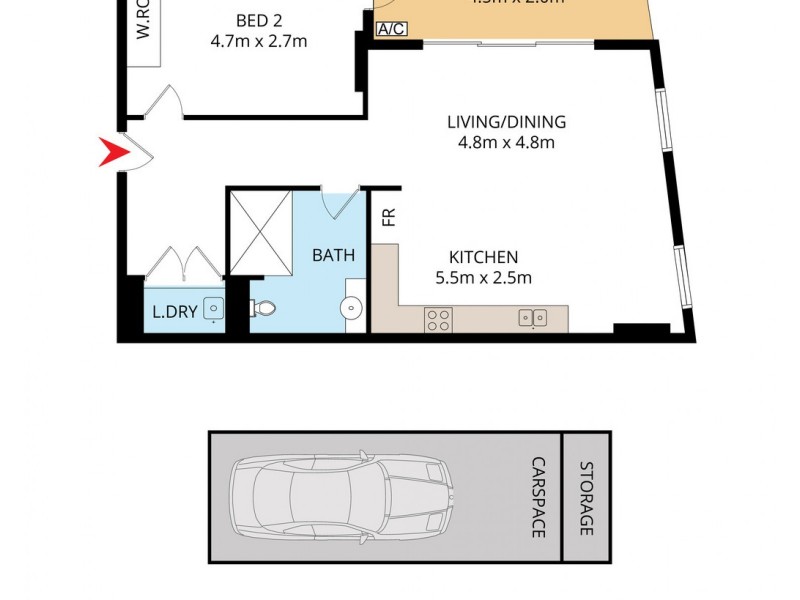 7/46-48 EAST STREET, Five Dock NSW 2046 Floorplan