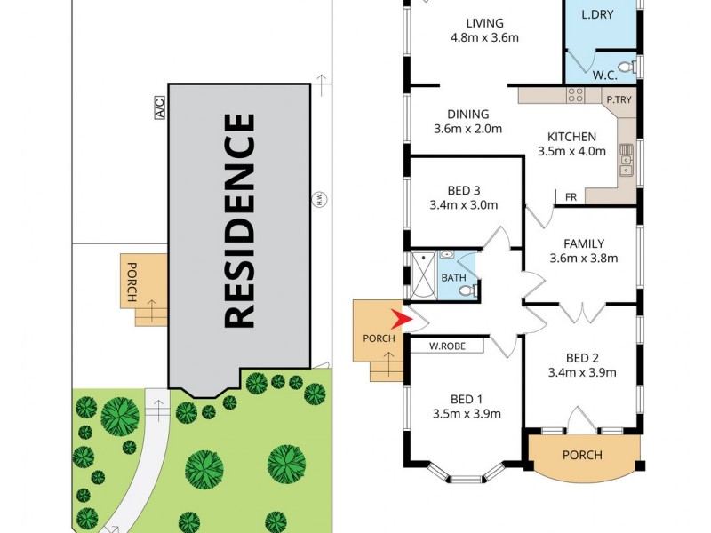 80 BURWOOD ROAD, Croydon Park NSW 2133 Floorplan