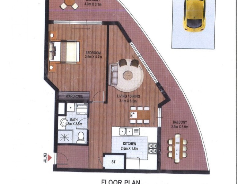 23/1-3 Beresford Road, Strathfield NSW 2135 Floorplan