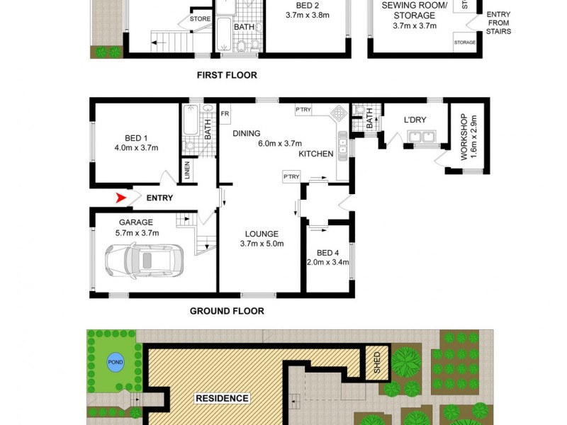 25 BYRNE AVENUE, Russell Lea NSW 2046 Floorplan