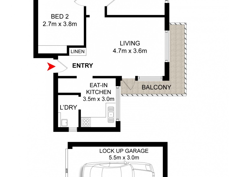 32/14-18 Roberts Street, Strathfield NSW 2135 Floorplan